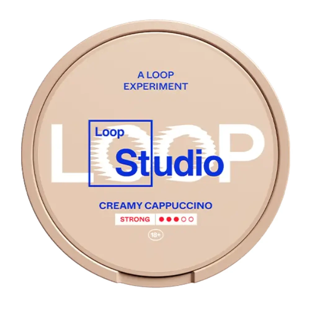 LOOP Creamy Cappuccino Strong 15mg/g (9.4mg/pouch, 22 Pouches)