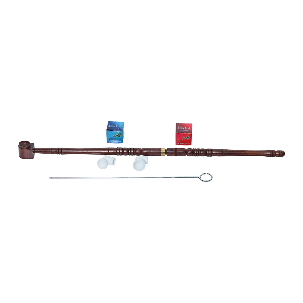 Pipe set with 2 ceramic bowls