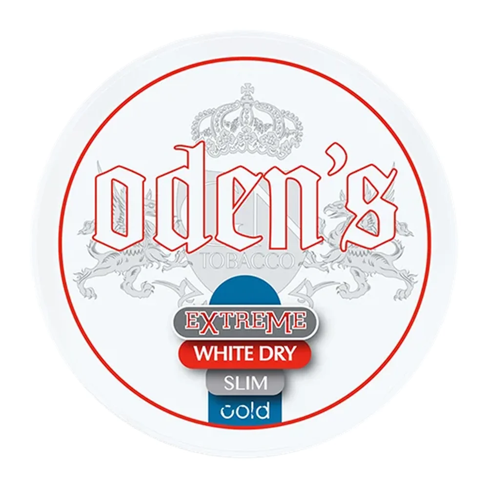 Oden's Extreme white dry slim cold nicotine pouches