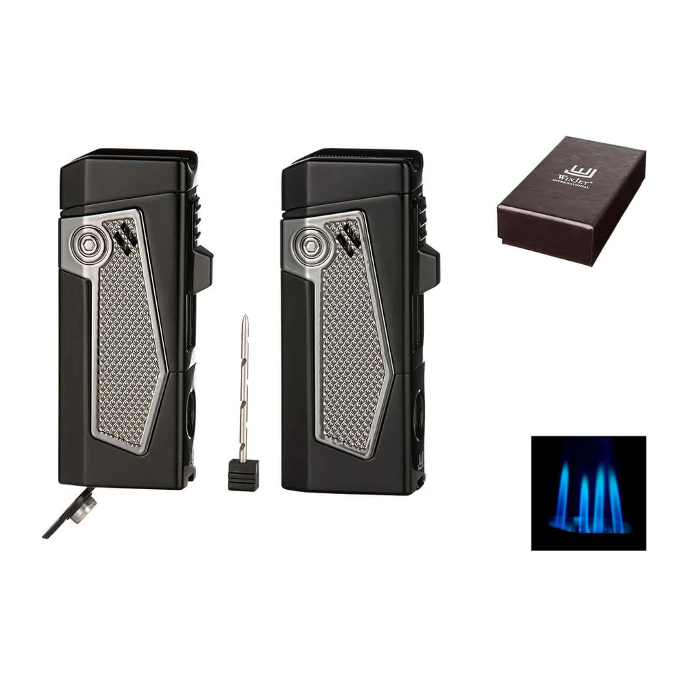 4xJet Cigar Lighter w/ punch and holder