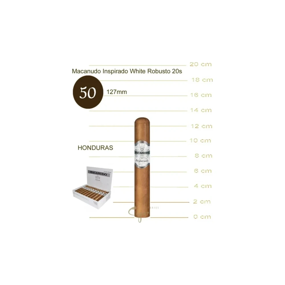 Macanudo Inspirado White Robusto Fresh Pack - 3-Pack